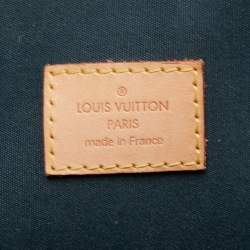 Pre Owned Louis Vuitton Green Monogram Vernis Alma GM Bag