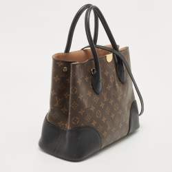 Pre Owned Louis Vuitton Black Monogram Canvas Flandrin Tote
