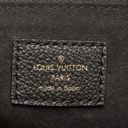 Louis Vuitton Black/White Monogram Empreinte Leather Neverfull MM Bag