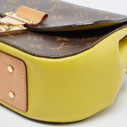 Pre Owned Louis Vuitton Pistache Monogram Canvas Eden PM Bag