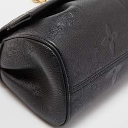 Pre Owned Louis Vuitton Black Monogram Giant Empreinte Leather Favorite MM Bag