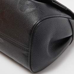 Pre Owned Louis Vuitton Black Monogram Giant Empreinte Leather Favorite MM Bag