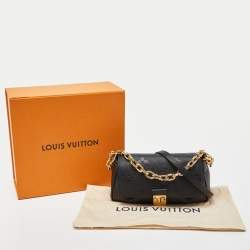 Pre Owned Louis Vuitton Black Monogram Giant Empreinte Leather Favorite MM Bag