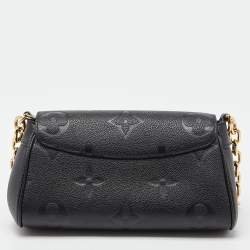 Pre Owned Louis Vuitton Black Monogram Giant Empreinte Leather Favorite MM Bag