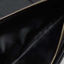 Pre Owned Louis Vuitton Black Monogram Mahina Leather Amelia Wallet