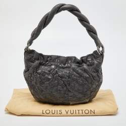 Pre Owned Louis Vuitton Anthracite Monogram Leather Olympe Nimbus PM Bag