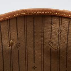 Louis Vuitton Brown Monogram Canvas Neverfull MM Tote Bag