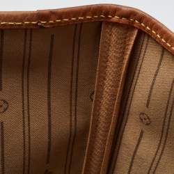 Louis Vuitton Brown Monogram Canvas Neverfull MM Tote Bag