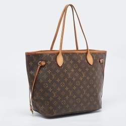 Louis Vuitton Brown Monogram Canvas Neverfull MM Tote Bag