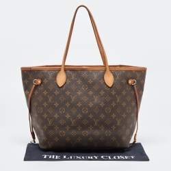 Louis Vuitton Brown Monogram Canvas Neverfull MM Tote Bag