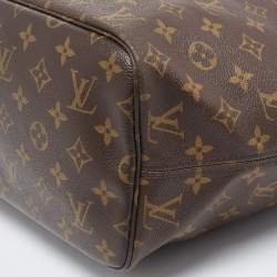 Louis Vuitton Brown Monogram Canvas Neverfull MM Tote Bag