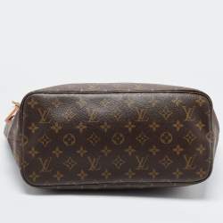 Louis Vuitton Brown Monogram Canvas Neverfull MM Tote Bag
