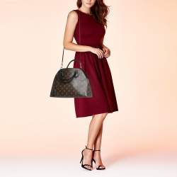 Pre Owned Louis Vuitton Brown Monogram Canvas BNB Alma Shoulder Bag