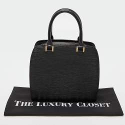 Pre Owned Louis Vuitton Black Epi Leather Pont Neuf PM Bag 