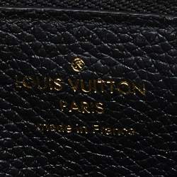 Pre Owned Louis Vuitton Black Monogram Empreinte Leather Recto Verso Card Holder