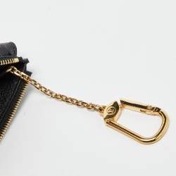 Pre Owned Louis Vuitton Black Monogram Empreinte Leather Recto Verso Card Holder