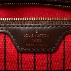 Louis Vuitton Damier Ebene Canvas Neverfull GM Bag