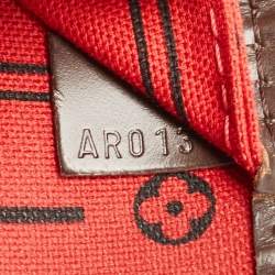 Louis Vuitton Damier Ebene Canvas Neverfull MM Bag