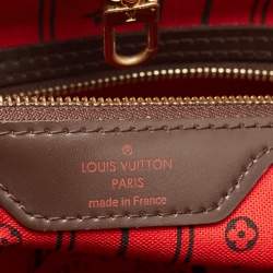 Louis Vuitton Damier Ebene Canvas Neverfull MM Bag