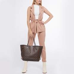 Louis Vuitton Damier Ebene Canvas Neverfull MM Bag