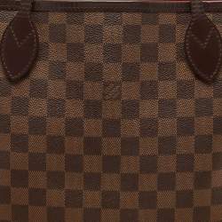 Louis Vuitton Damier Ebene Canvas Neverfull MM Bag