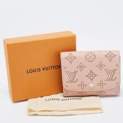 Pre Owned Louis Vuitton Magnolia Mahina Leather Iris Compact Wallet