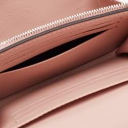 Pre Owned Louis Vuitton Magnolia Mahina Leather Iris Compact Wallet