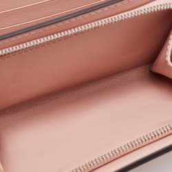 Pre Owned Louis Vuitton Magnolia Mahina Leather Iris Compact Wallet