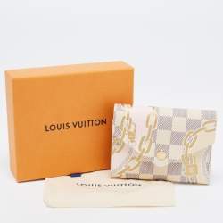 مملوكة مسبقًا Louis Vuitton Damier Azur Canvas Printed Victorine Wallet
