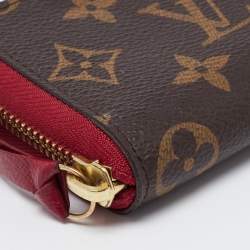 Louis Vuitton Fuchsia Monogram Canvas Multicartes Zippy Wallet