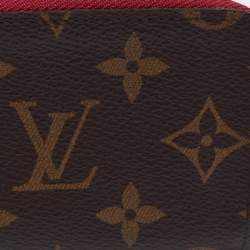 Louis Vuitton Fuchsia Monogram Canvas Multicartes Zippy Wallet