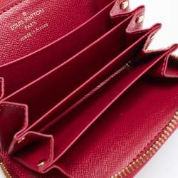 Louis Vuitton Fuchsia Monogram Canvas Multicartes Zippy Wallet