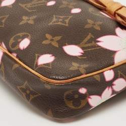 Pre Owned Louis Vuitton Monogram Canvas Cherry Blossom Pochette Accessories