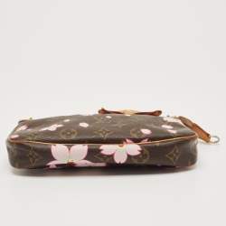 Pre Owned Louis Vuitton Monogram Canvas Cherry Blossom Pochette Accessories