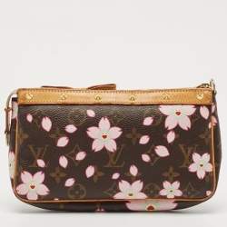 Pre Owned Louis Vuitton Monogram Canvas Cherry Blossom Pochette Accessories