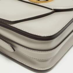 Pre Owned Louis Vuitton Grey Leather LV Pont 9 Bag