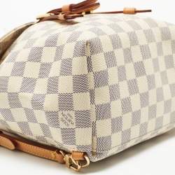 Pre Owned Louis Vuitton Damier Azur Canvas Sperone BB Bag