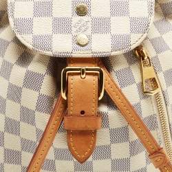 Pre Owned Louis Vuitton Damier Azur Canvas Sperone BB Bag