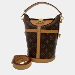 Louis Vuitton Monogram Duffle Bucket Bag With Strap