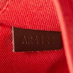 Pre Owned Louis Vuitton Damier Ebene Canvas Alma MM Bag
