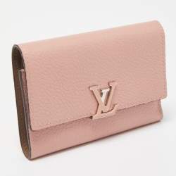 Louis Vuitton Magnolia Leather Capucines Compact Wallet