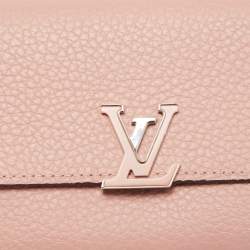 Louis Vuitton Magnolia Leather Capucines Compact Wallet