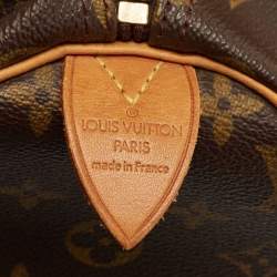 Pre Owned Louis Vuitton Monogram Canvas Speedy 30 Bag