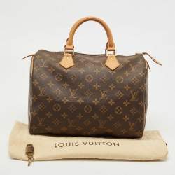 Pre Owned Louis Vuitton Monogram Canvas Speedy 30 Bag