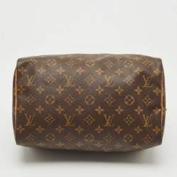 Pre Owned Louis Vuitton Monogram Canvas Speedy 30 Bag
