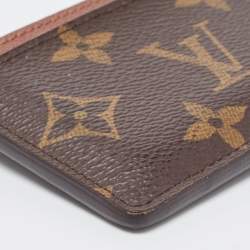 Louis Vuitton Armagnac Monogram Canvas Card Holder