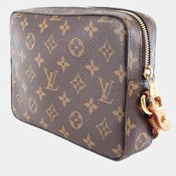 Monogram Soft Trunk Pouch - Luxury S00 Brown