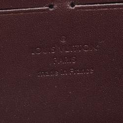 Louis Vuitton Amarante Monogram Vernis Zippy Wallet