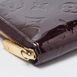 Louis Vuitton Amarante Monogram Vernis Zippy Wallet