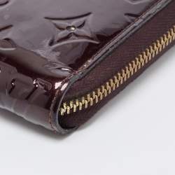 Louis Vuitton Amarante Monogram Vernis Zippy Wallet